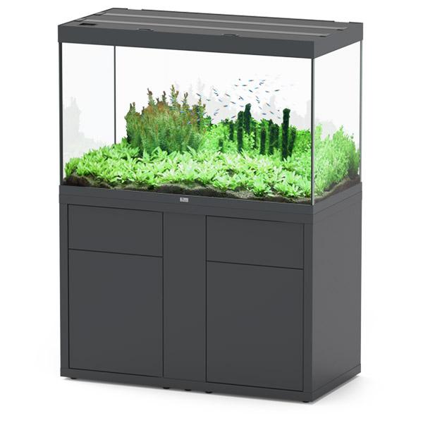 Sublime 120 x 60 AQUATLANTIS Gris Vésuve Laqué - Aquarium Equipé 433 L