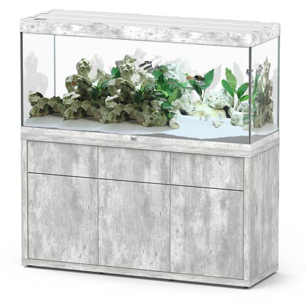Sublime 150 x 50 AQUATLANTIS Béton- Aquarium Equipé 419 L