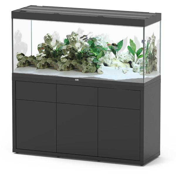 Sublime 150 x 50 AQUATLANTIS Noir Laqué - Aquarium Equipé 419 L