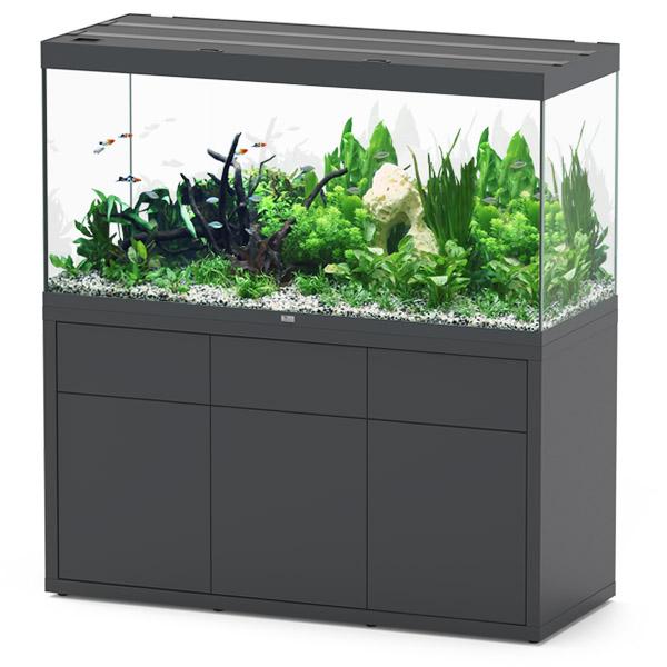 Sublime 150 x 60 AQUATLANTIS Gris Vésuve Laqué - Aquarium Equipé 545 L