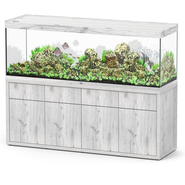 Sublime 200 x 60 AQUATLANTIS Chêne Blanc - Aquarium Equipé 676 L
