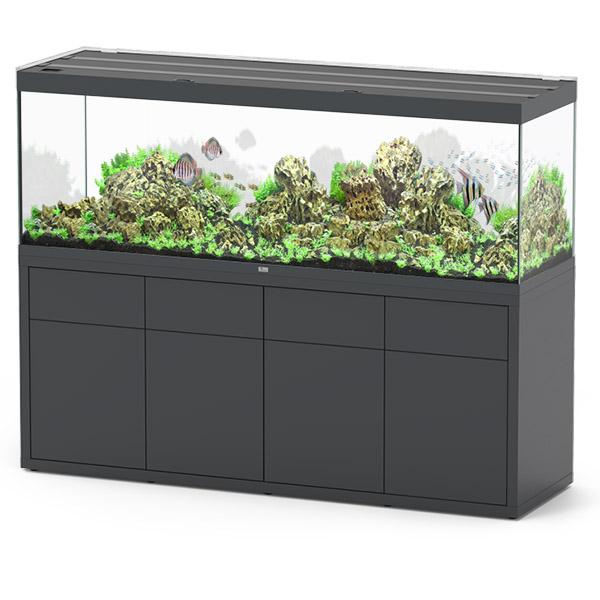 Sublime 200 x 60 AQUATLANTIS Gris Vésuve Laqué - Aquarium Equipé 676 L
