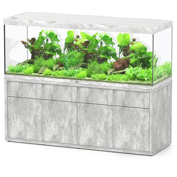 Sublime 200 x 70 AQUATLANTIS Béton - Aquarium Equipé 853 L