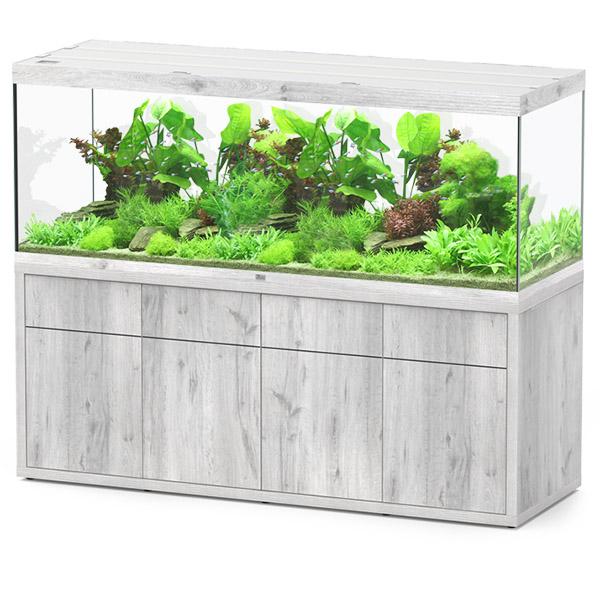Sublime 200 x 70 AQUATLANTIS Chêne Blanc - Aquarium Equipé 853 L