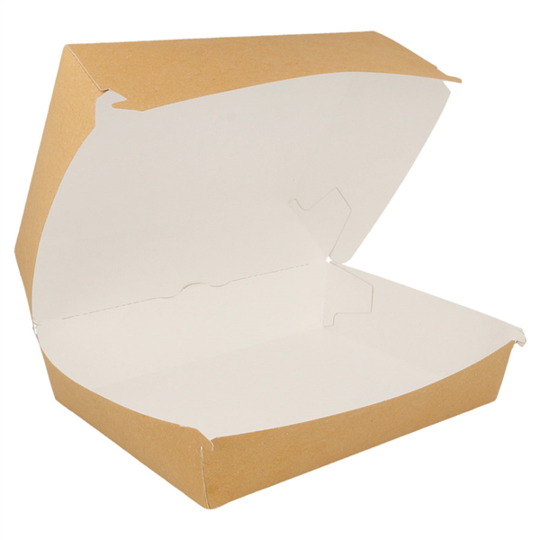 Boites "LUNCH BOX" 'THEPACK' 22,5x17x8,5cm naturel carton ondulé nano-micro - vendu par 300 / 234.31