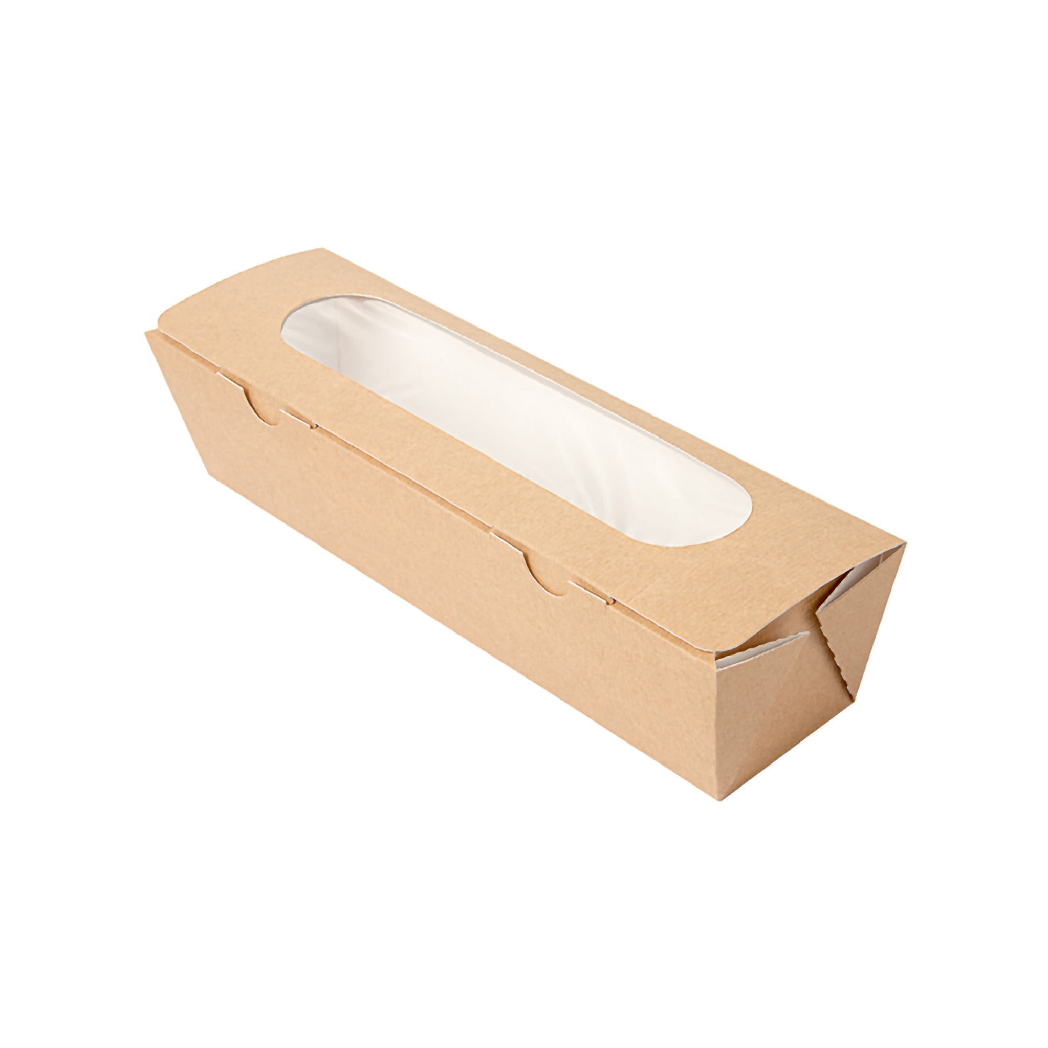 BOITES SANDWICH BAGUETTE CARTON AVEC FENETRE