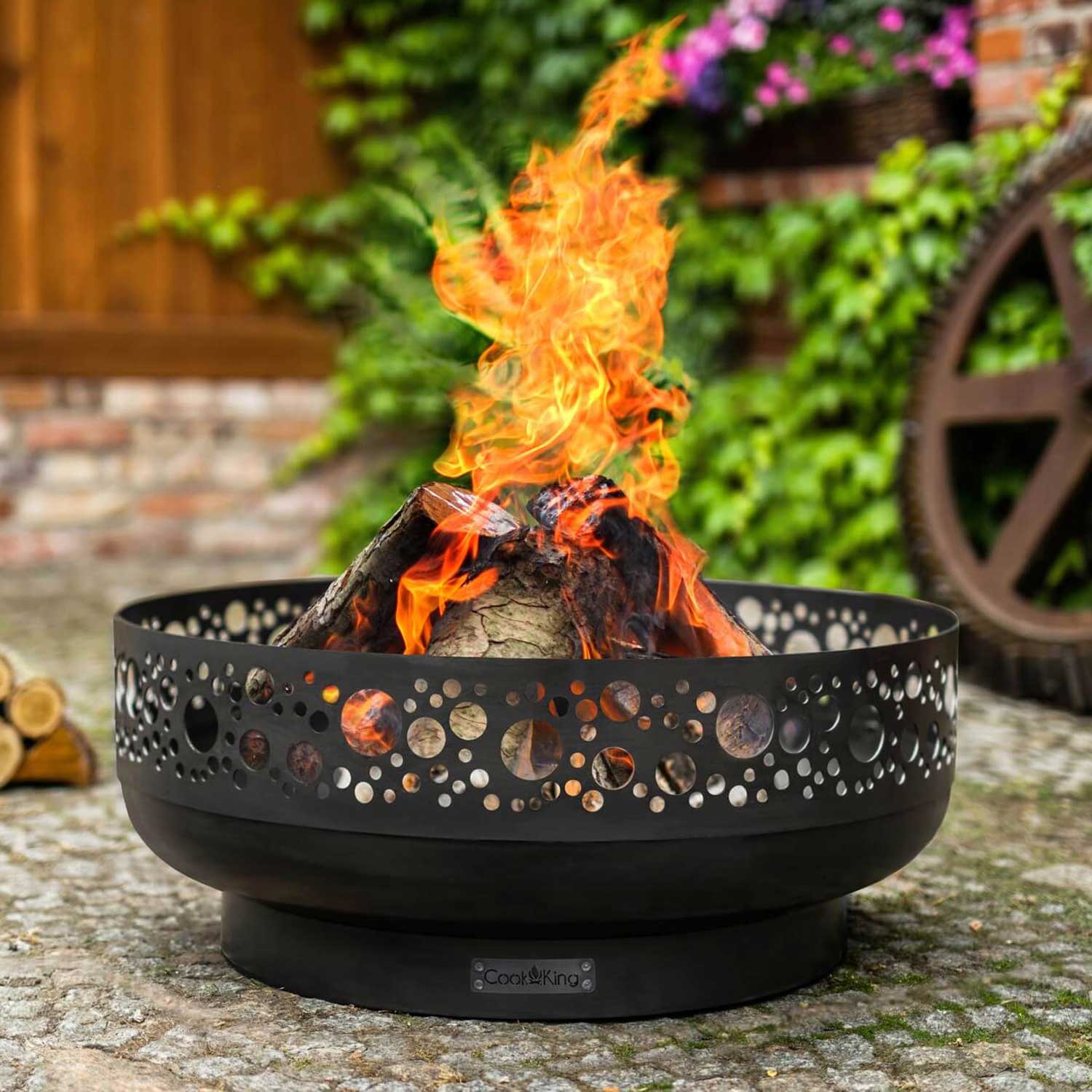 Cook King - Brasero Barbecue, Brasero Exterieur, Brasero Terrasse, Brasero de Jardin «BOSTON» 80 cm