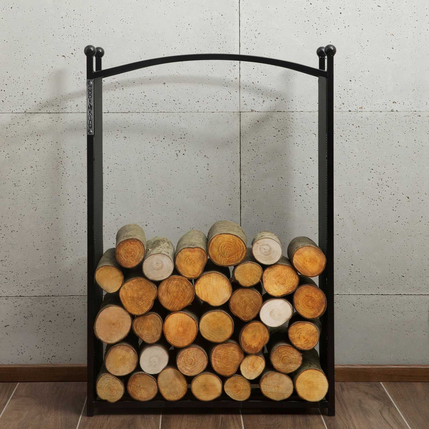 Cook King - Range Buche Interieur, Porte Buche, Rangement Bois - «CHERRY»