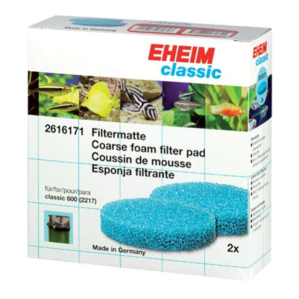 Coussins de Mousse Bleue EHEIM - Lot de 2 pour Classic 600