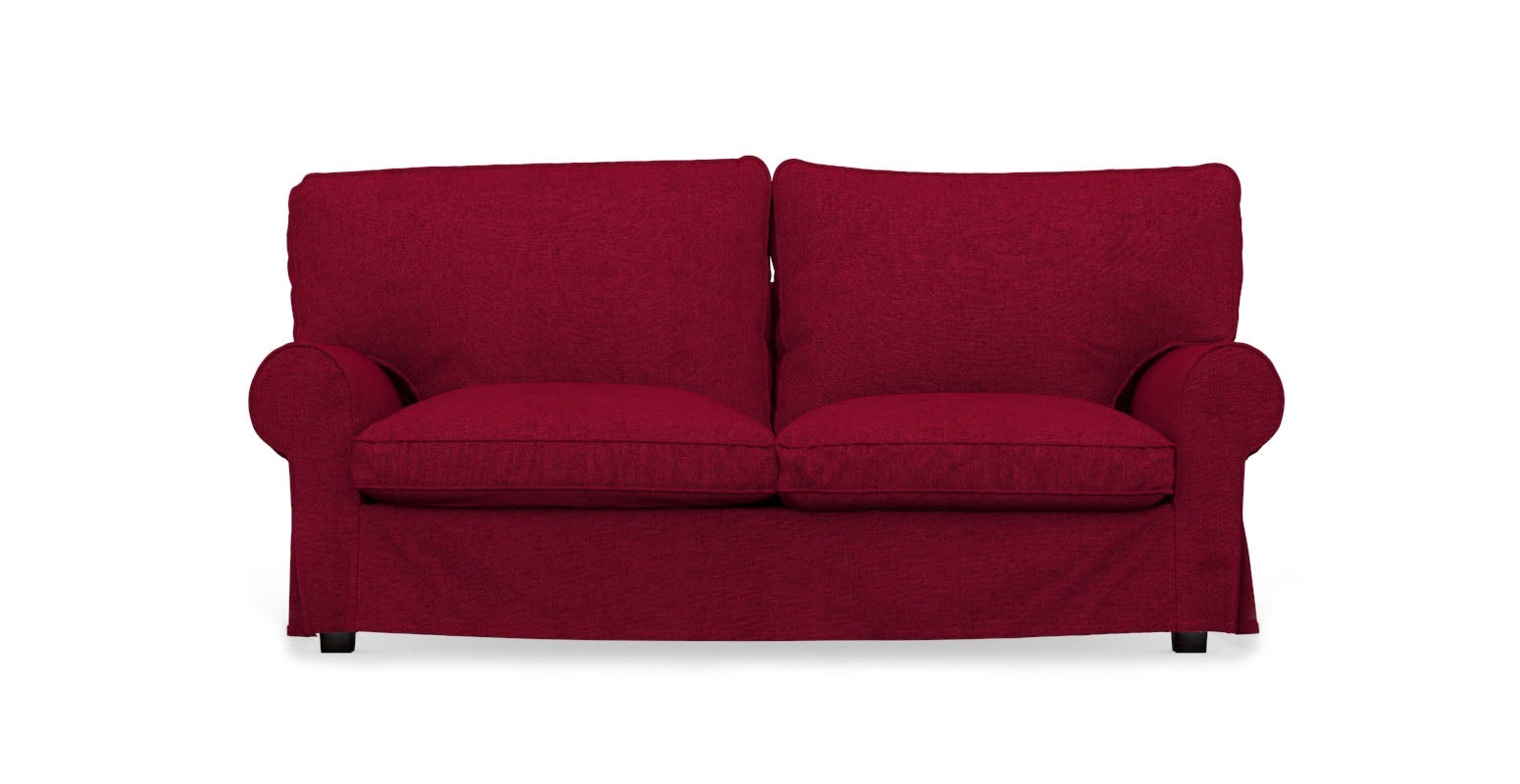 UPPLAND 2 Seat IKEA Sofa Cover - Linen Blends Cranberry
