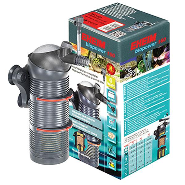 Filtre Interne EHEIM Biopower 160 avec Masse Filtrante - pour Aquarium jusqu'à 160L