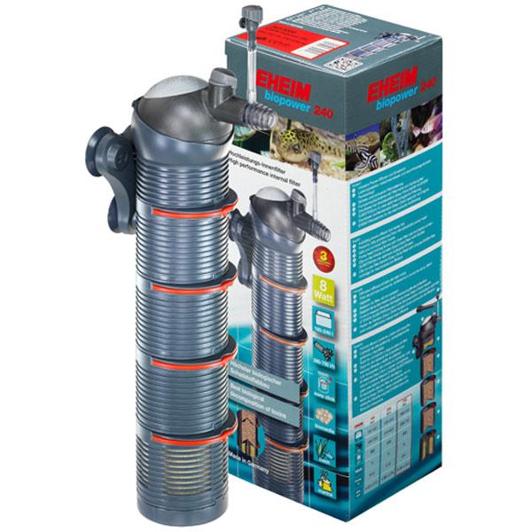 Filtre Interne EHEIM Biopower 240 avec Masse Filtrante - pour Aquarium jusqu'à 240L