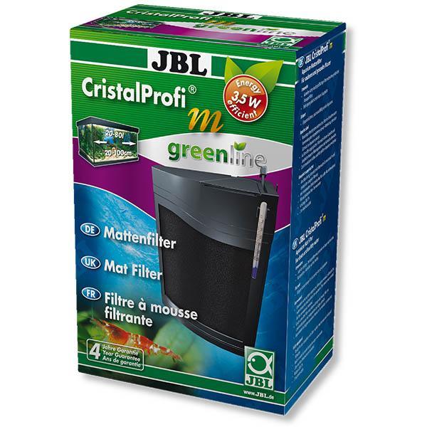 Filtre à Mousse avec Pompe JBL CristalProfi m Greenline - pour Aquarium de 20L à 80 L