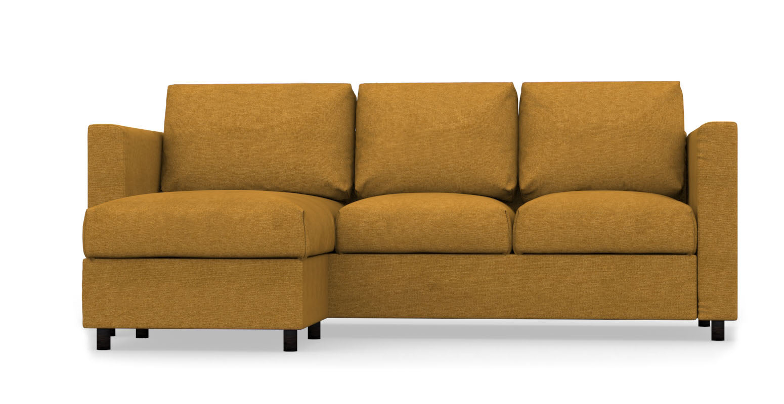 FINNALA IKEA Sofa With Chaise Longue Cover - Crown Curcuma