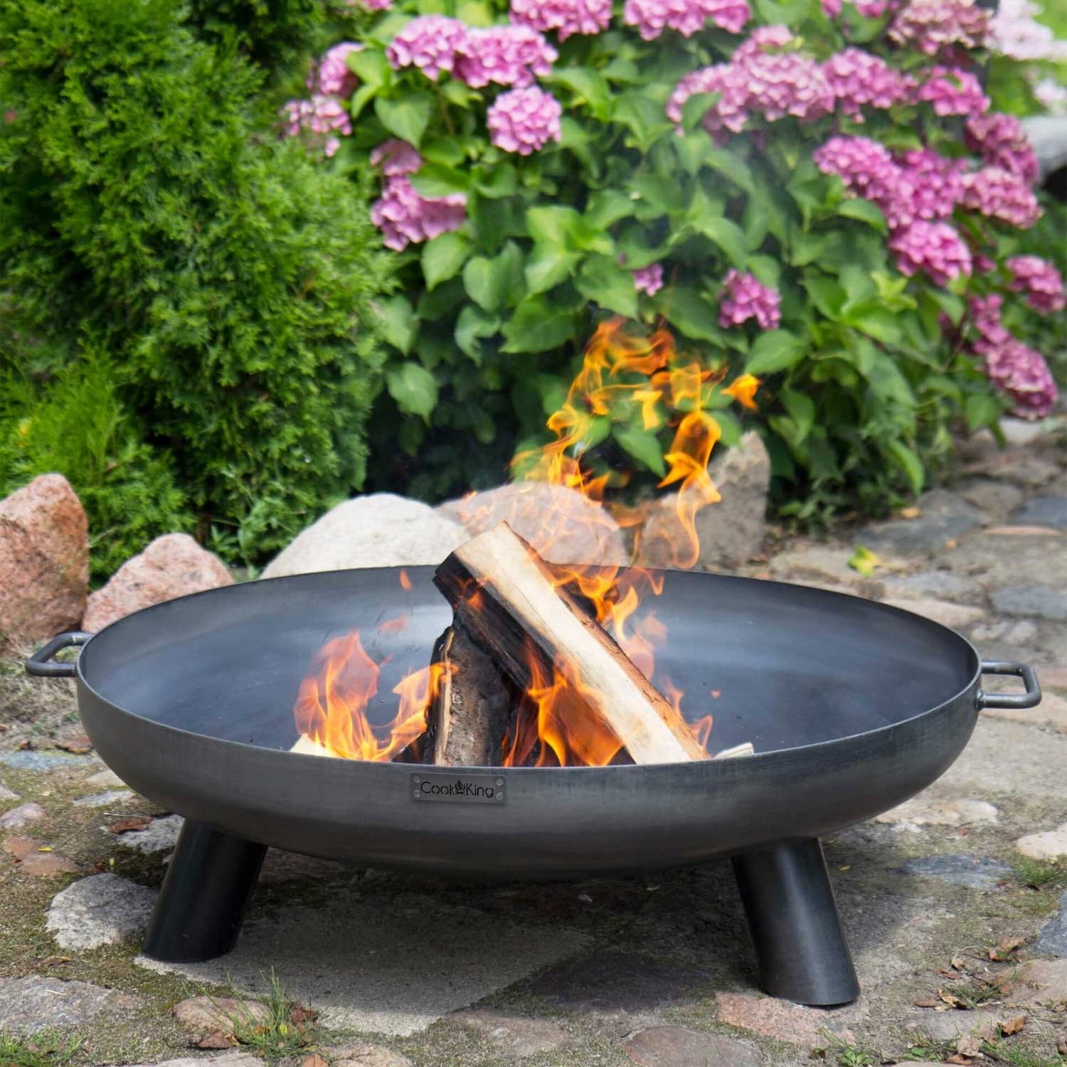 Cook King - Brasero Barbecue, Brasero Exterieur, Brasero Terrasse, Brasero de Jardin «BALI» Dia. 60 cm, 70 cm, 80 cm, 100 cm