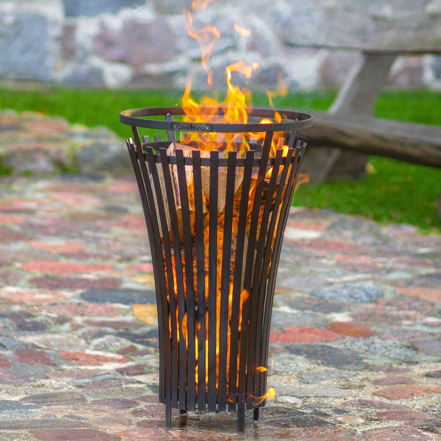 Cook King - Brasero Exterieur, Brasero Terrasse, Brasero de Jardin, Bol à Feu «FLAME»