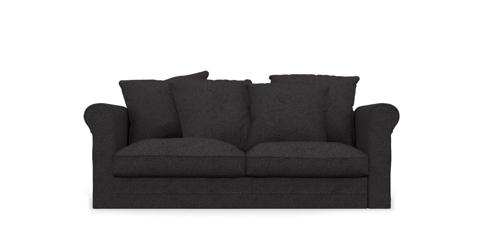 GRÖNLID 2 Seat IKEA Sofa Bed Cover - Crown Black