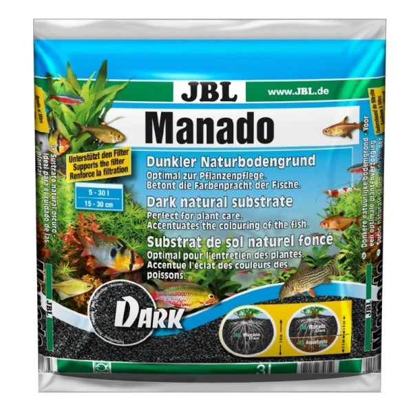Substrat de Sol Naturel Sombre Manado Dark JBL - 3L