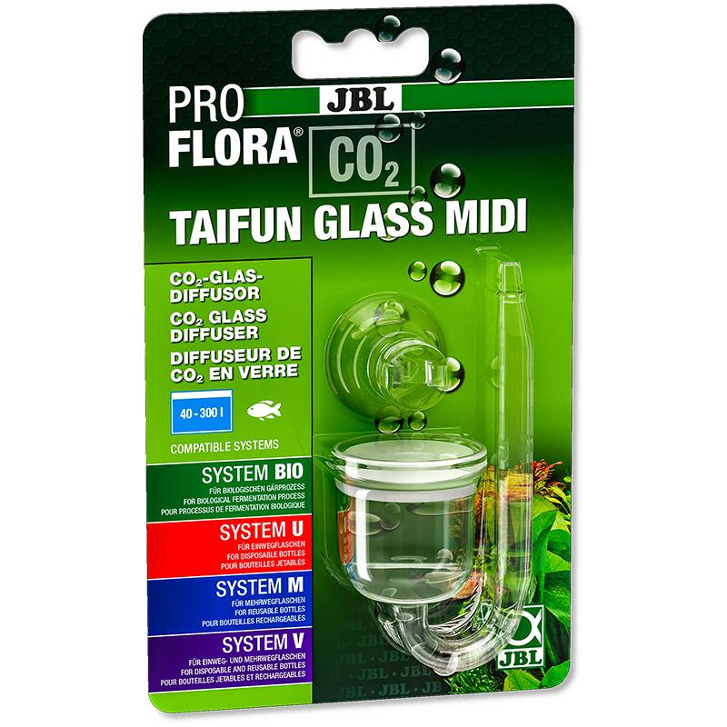 Taifun Glass Midi JBL ProFlora - Diffuseur de CO2 en verre