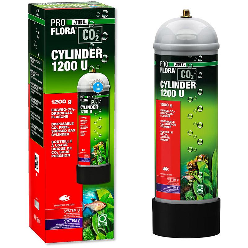 Cylinder 1200 U JBL ProFlora - Bouteille CO2 jetable 1,2 kg