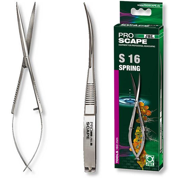 ProScape S 16 Spring JBL - Ciseaux incurvés à ressort 16 cm
