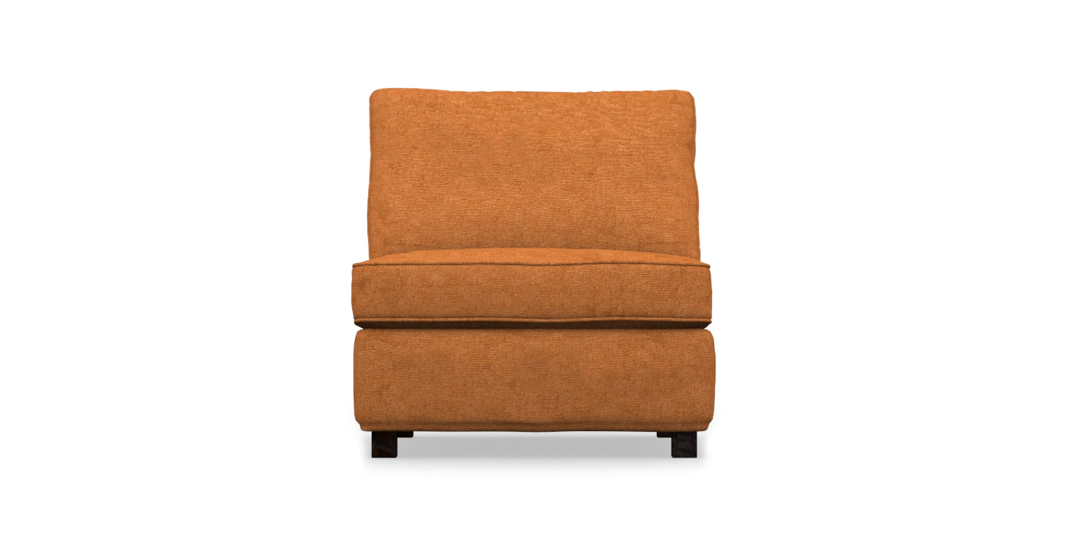 KIVIK 1 Seat IKEA Section Cover - Crown Amber