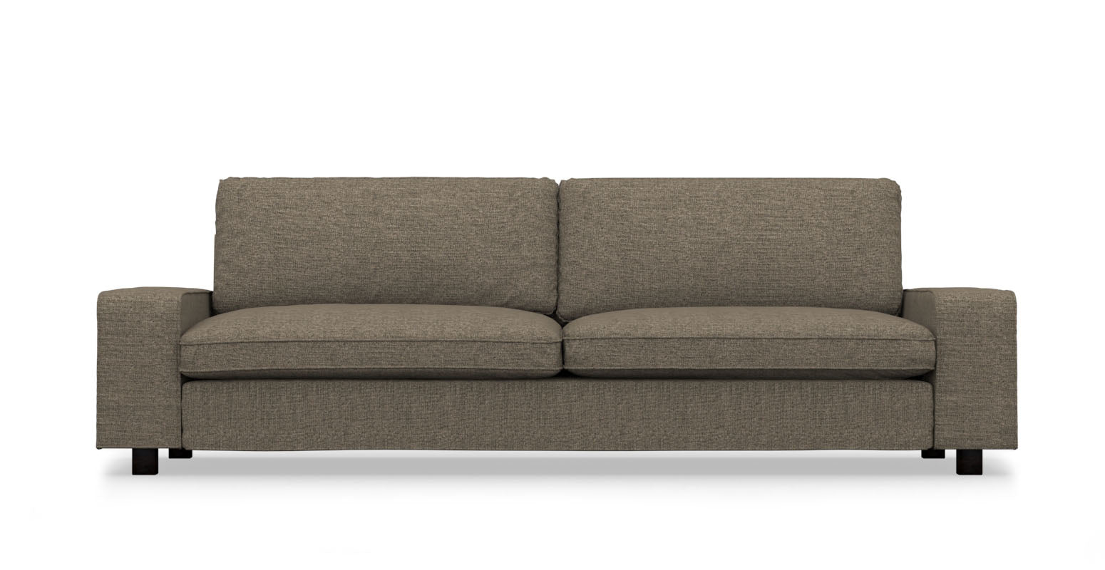 KIVIK 3.5 Seat IKEA Sofa Cover - Heavy Duty Brown