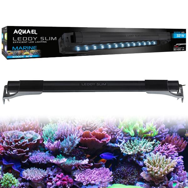 Éclairage LED Leddy Slim Marine AQUAEL - Noir 32W
