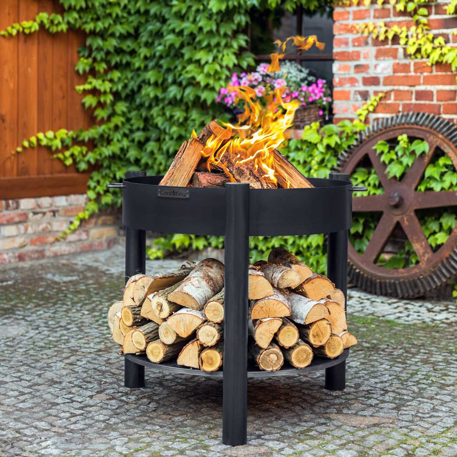 Cook King - Brasero Barbecue, Brasero Exterieur, Brasero Terrasse, Brasero de Jardin «MONTANA» 60 cm, 70 cm, 80 cm