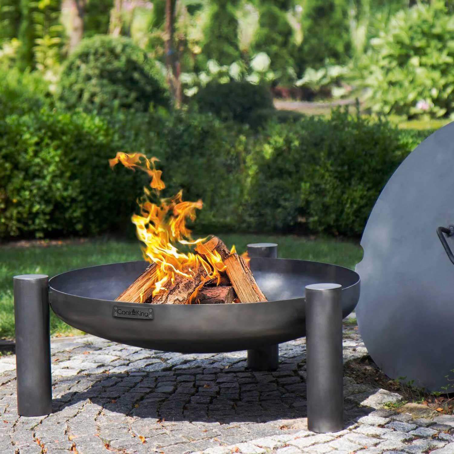 Cook King - Brasero Barbecue, Brasero Exterieur, Brasero Terrasse, Brasero de Jardin «PALMA» Dia. 60 cm, 70 cm, 80 cm