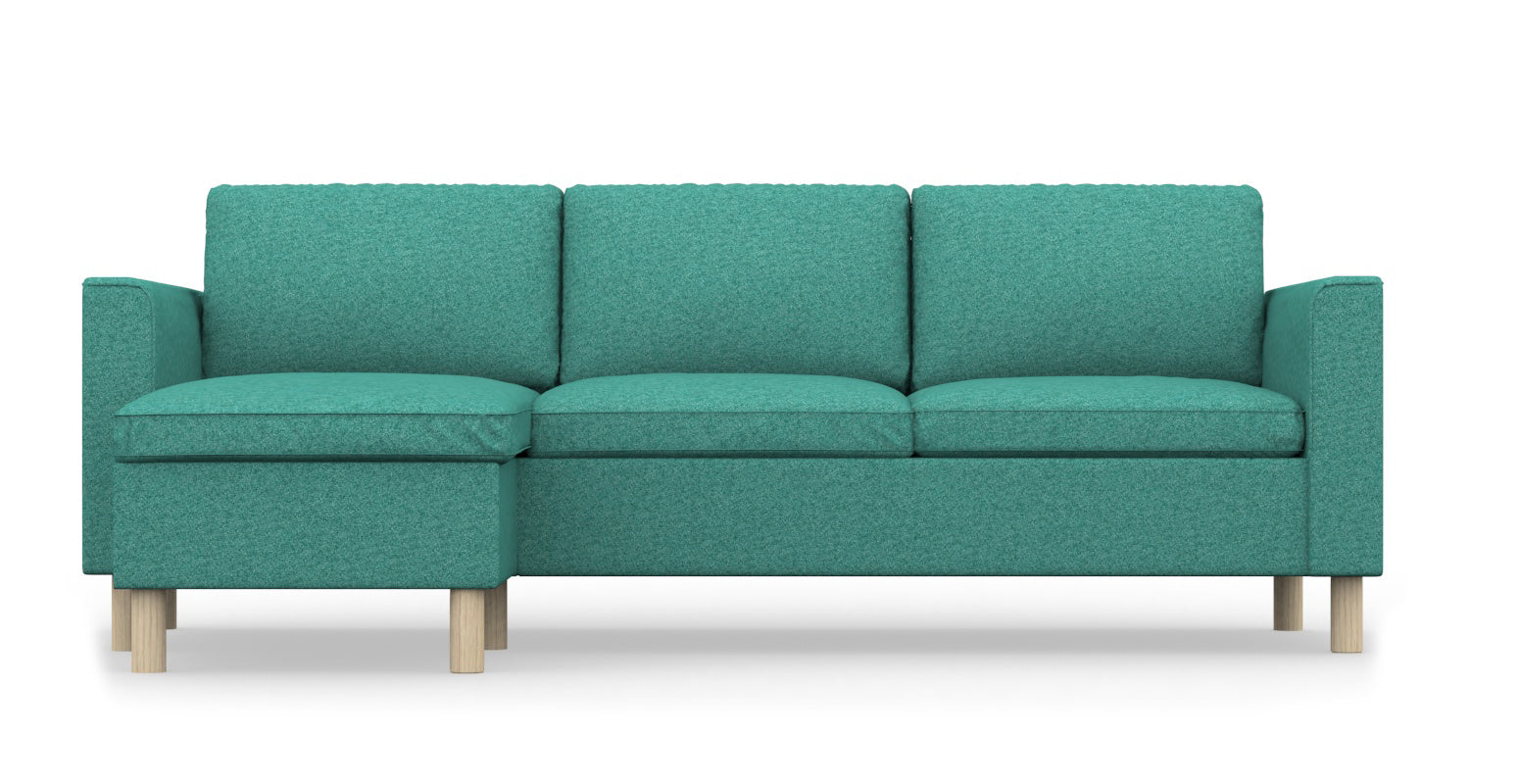 PÄRUP IKEA Sofa With Chaise Longue Cover - Heavy Duty Azur