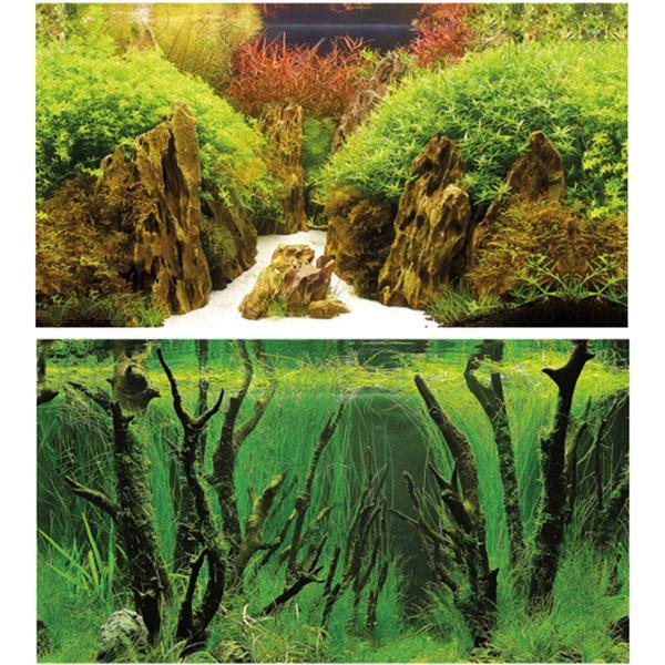 Poster de Fond Double Face Canyon / Woodland - HOBBY 60 x 30 cm