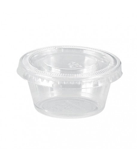 POT A SAUCE 60 ML PET CRISTAL - vendu par 2500 / 130.08