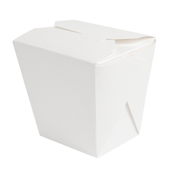 Récipient multiusages mico ondables THEPACK 480ml 7,7x5,7x9cm blanc carton - vendu par 480 (PU 0,19€)