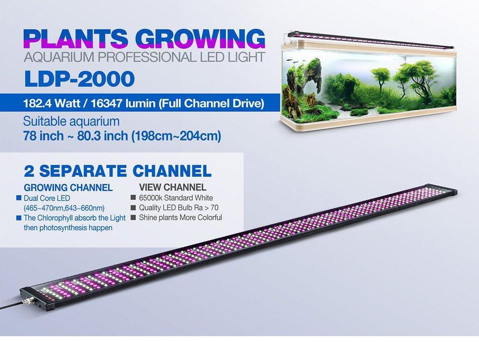 Rampe LED eau douce LICAH - LDP-2000