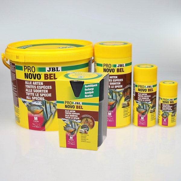 ProNovo Bel Flakes M JBL - Aliment de base en flocons pour poissons d'aquarium de 8 à 20 cm