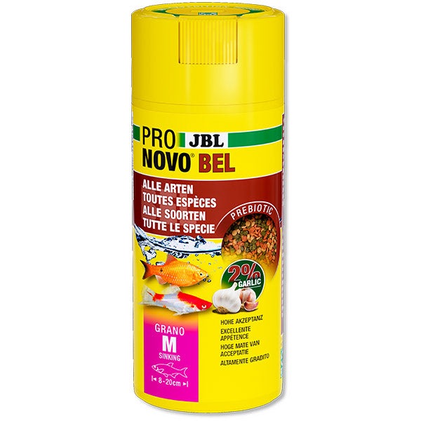 ProNovo Bel Grano M JBL - Aliment de base en granulés pour poissons d'aquarium de 8 à 20 cm