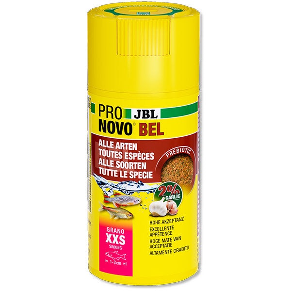 ProNovo Bel Grano XXS JBL - Aliment de base en granulés pour poissons d'aquarium de 1 à 3 cm