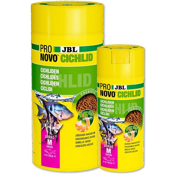 ProNovo Cichlid Grano M JBL - Aliment de base en granulés pour Cichlidés de 8 à 20 cm