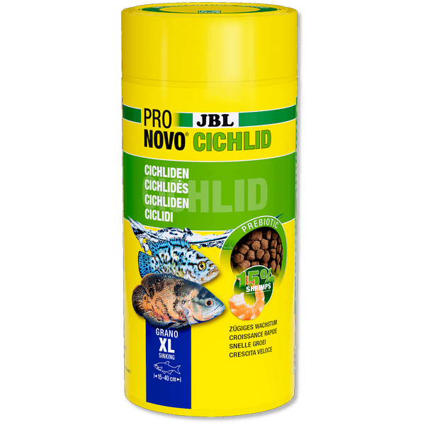 ProNovo Cichlid Grano XL JBL - Aliment de base en granulés pour grands Cichlidés de 15 à 25 cm