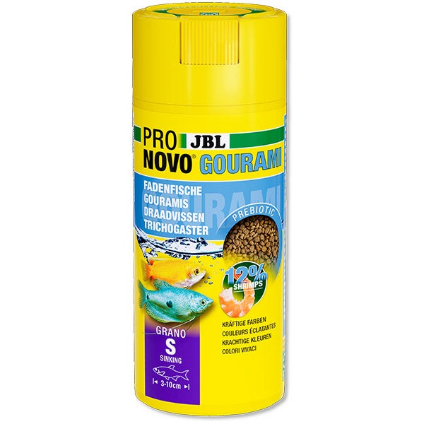ProNovo Gourami Grano S JBL - Aliment de base en granulés pour Gouramis  de 3 à 10 cm