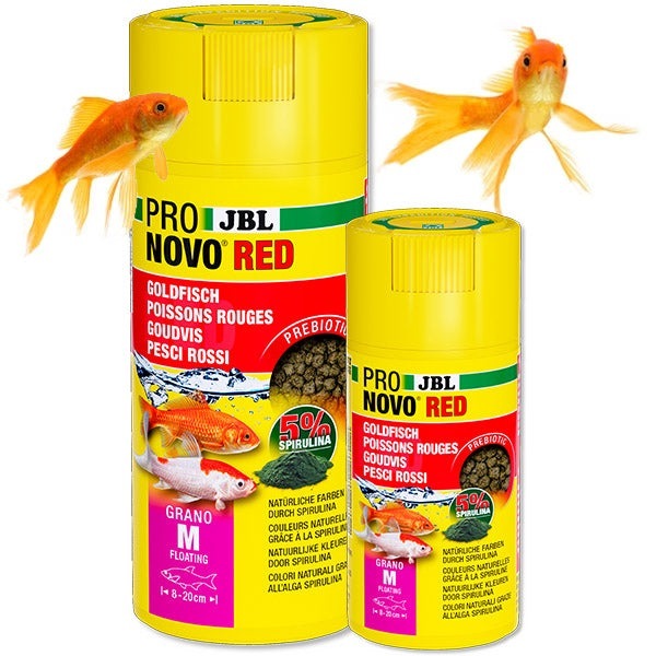 ProNovo Red Grano M JBL - Aliment de base en granulés pour poissons rouges de 8 à 20 cm