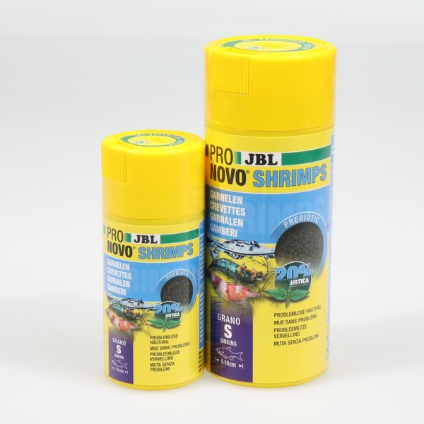 ProNovo Shrimps Grano S JBL - Aliment de base en Granulés pour Crevettes de 1 à 20 cm