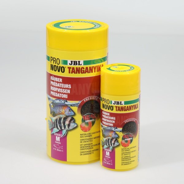 ProNovo Tanganyika Grano M JBL - Aliment de base en Granulés pour Cichlidés prédateurs de 8 à 20 cm