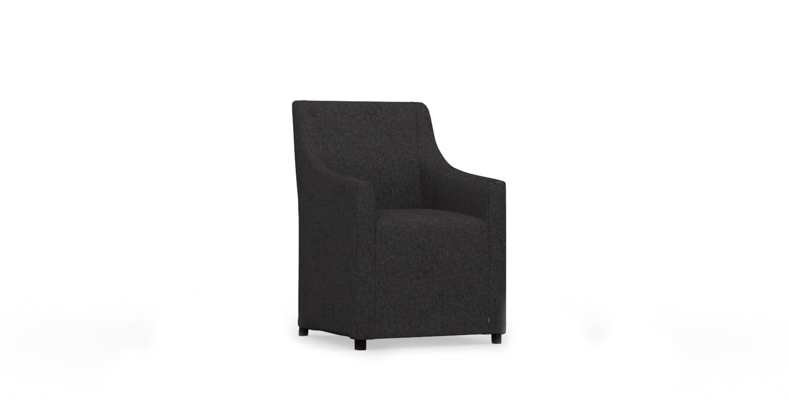 SAKARIAS IKEA Chair Cover With Long Skirt - Crown Black