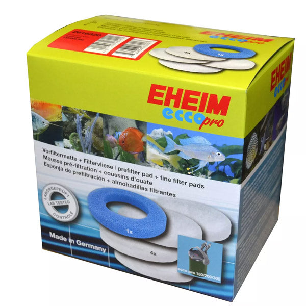 Set Coussins de Mousse Bleue et Ouate EHEIM - Lot de 5 pour Ecco Pro