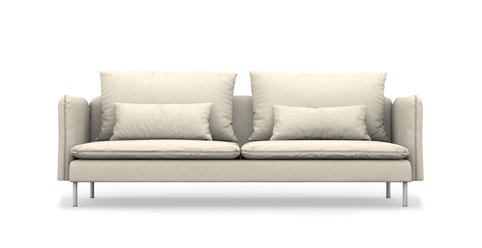 SÖDERHAMN 3 Seat IKEA Sofa Cover - Natural Linen