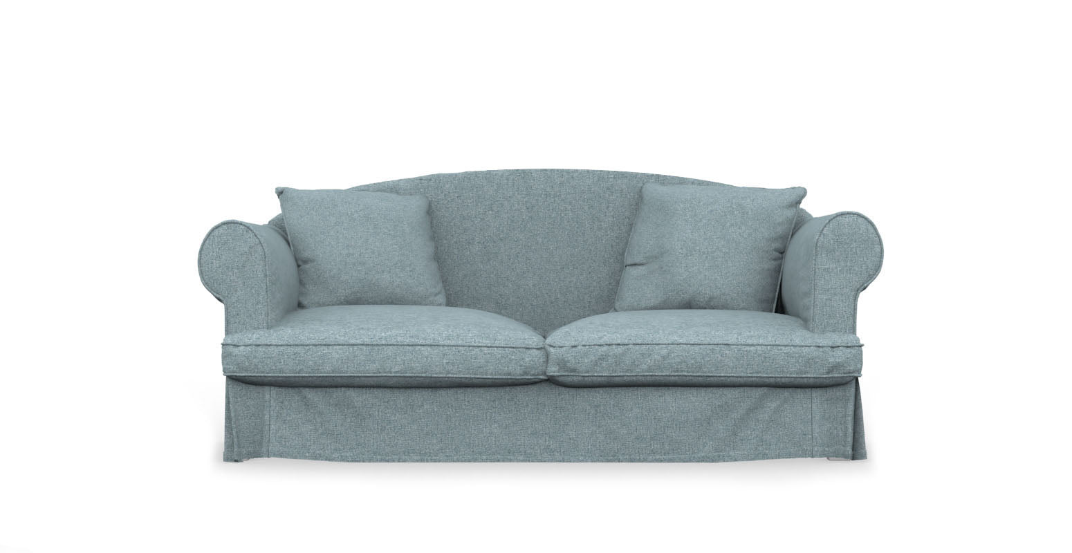 SUNDBORN 2 Seat IKEA Sofa Cover - Heavy Duty Pastel Blue