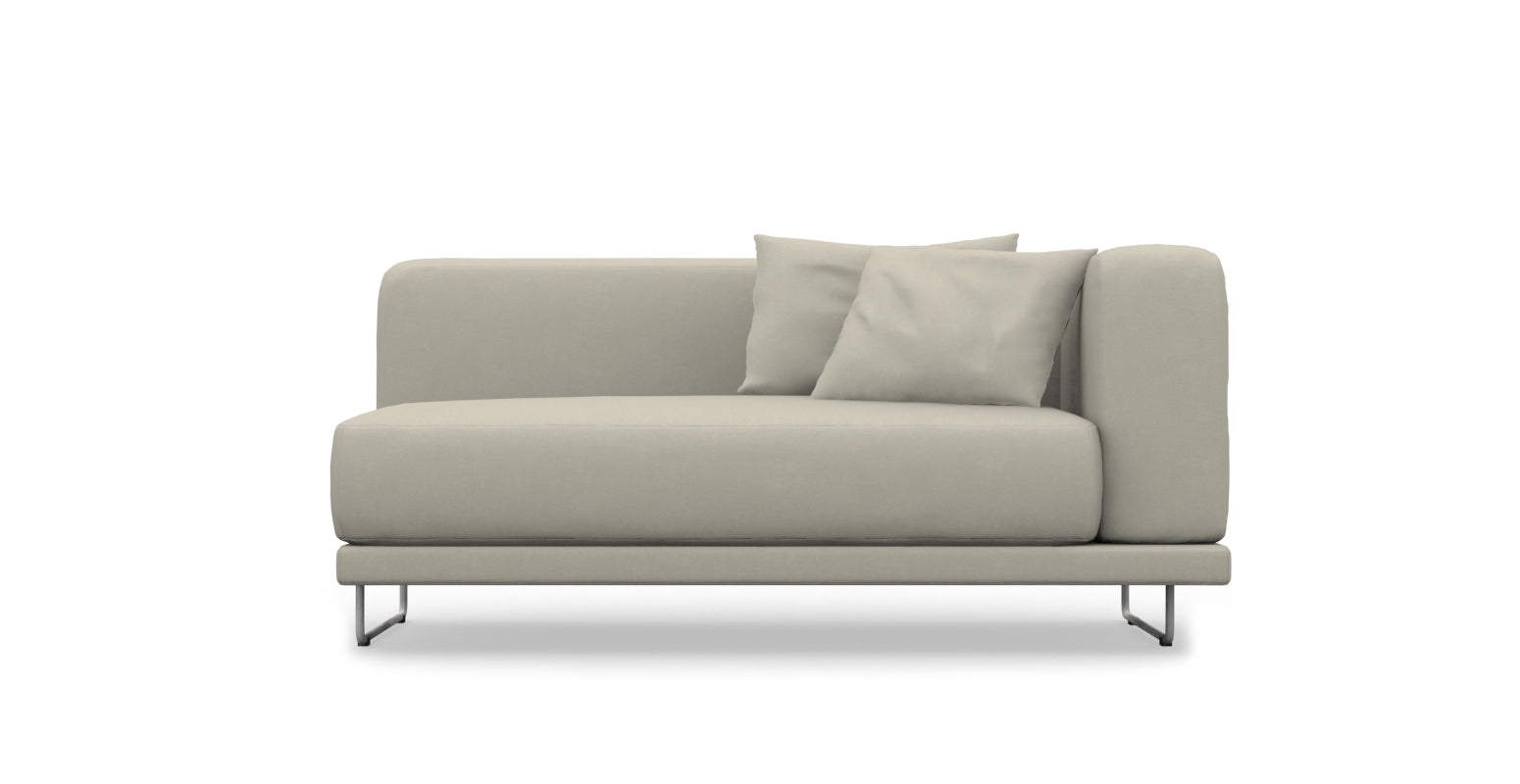 TYLÖSAND 2 Seat IKEA Sofa Cover - Velvet Blends Rabbit