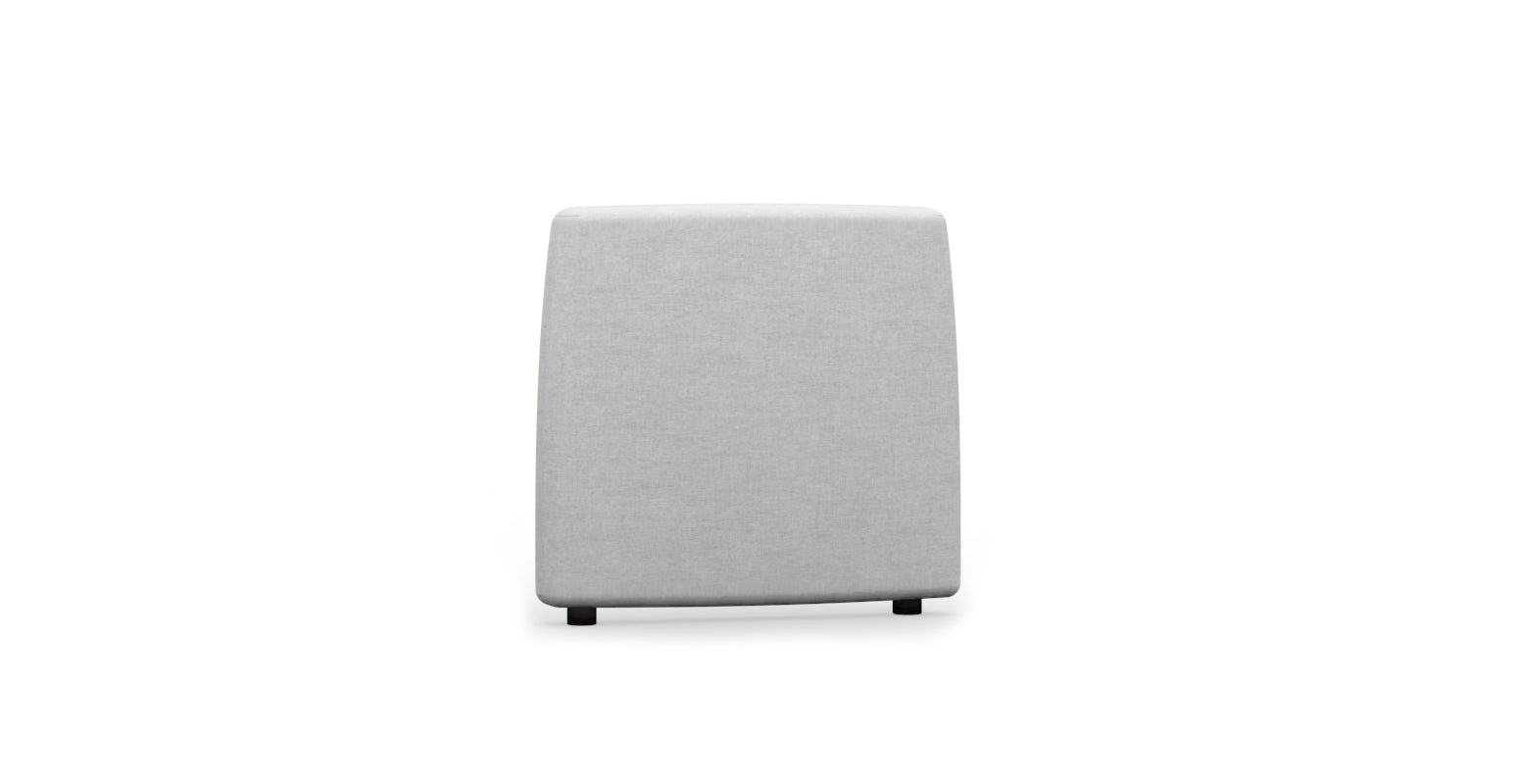 Cover for VALLENTUNA IKEA Backrest 80x80cm - Cashmere Blends Silver